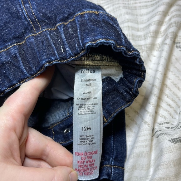Bundle- Miles The Label zipper sweater and jeans for Baby Boy in size 9-12M - Picture 11 of 11